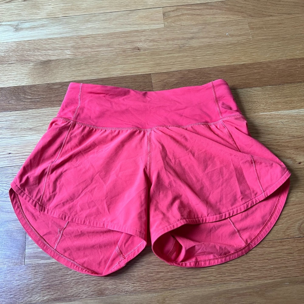 Speed Up Mid-Rise Lined Short 2” solar orange